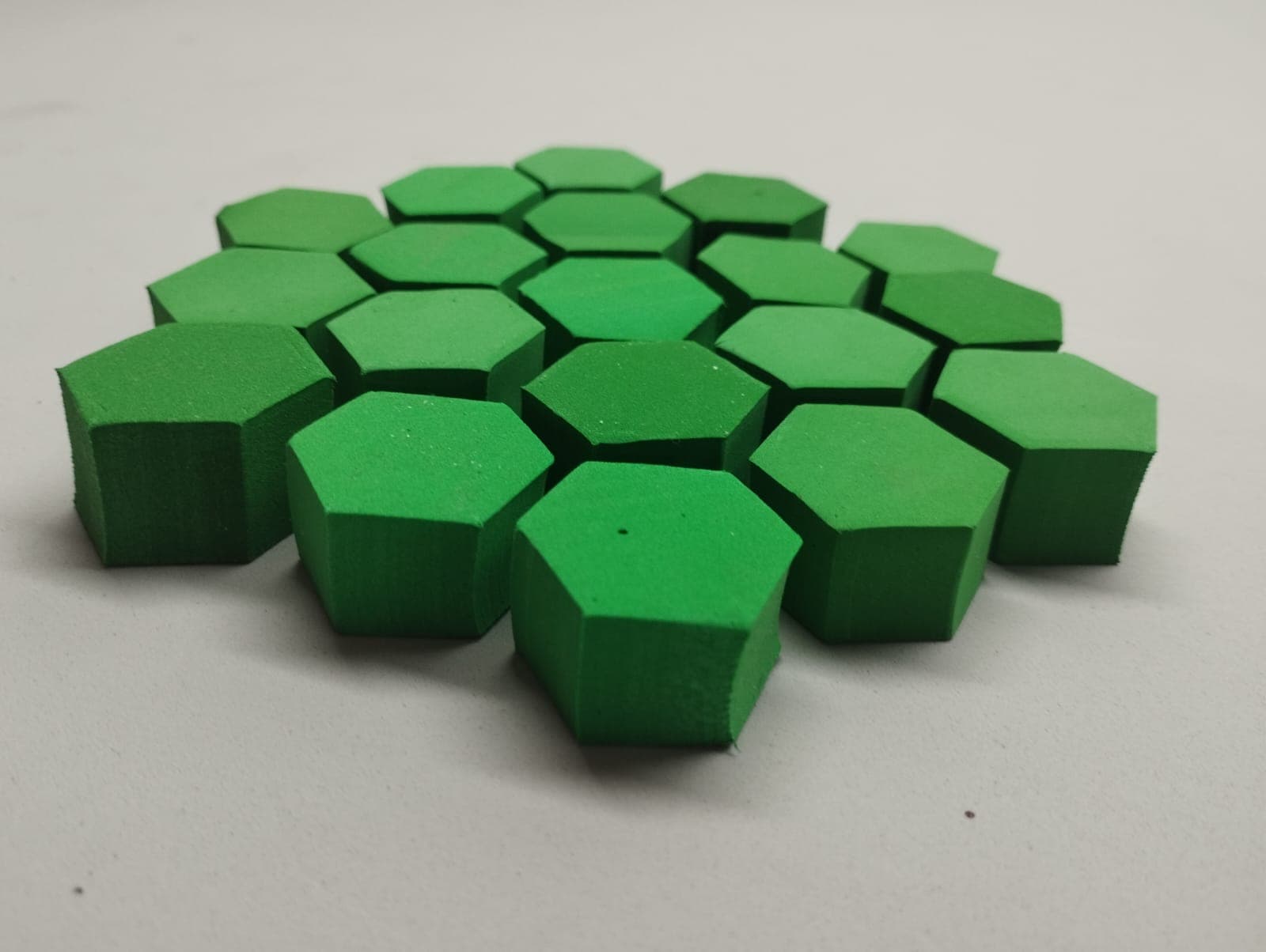 imagem do produto Borracha Hexagonal Grande Verde